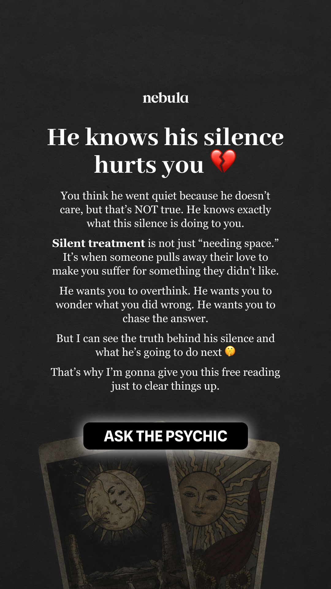 Your Relationship Advisor Facebook ad