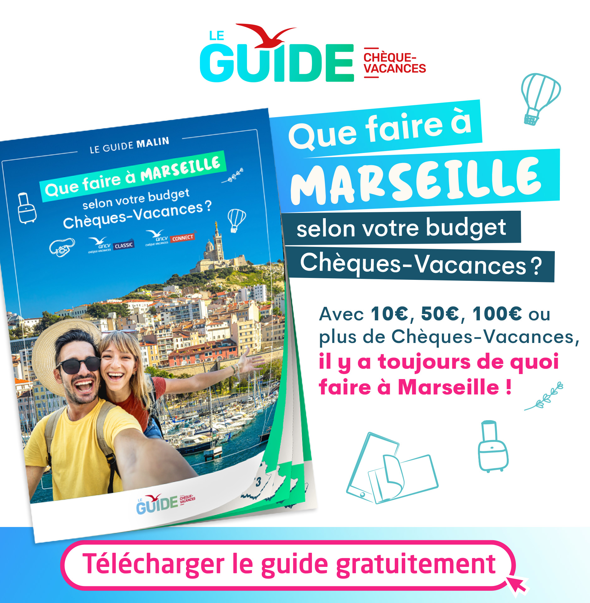 Chèques-Vacances ANCV Facebook ad from Jul 29, 2026