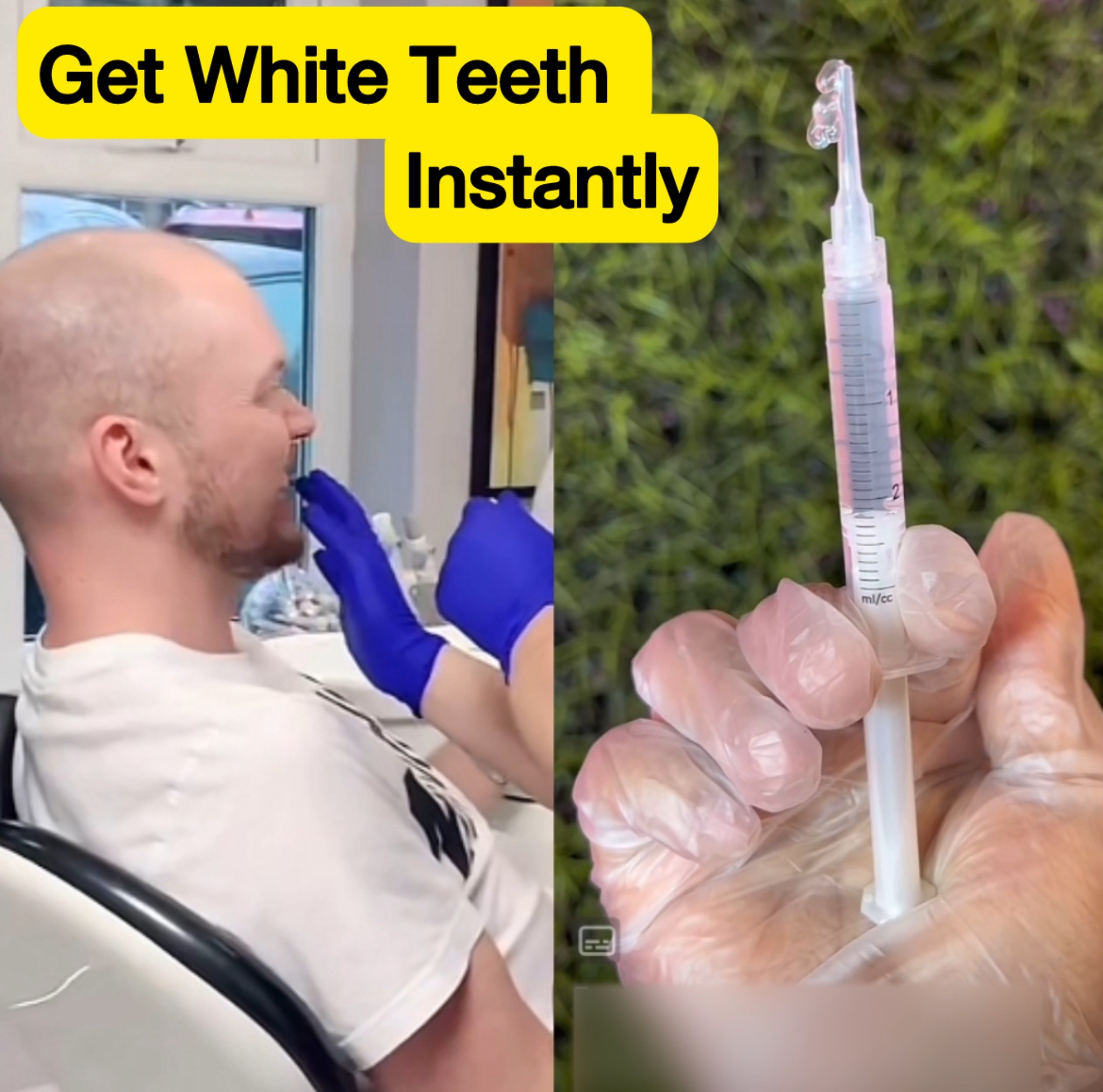 White Smile Facebook ad