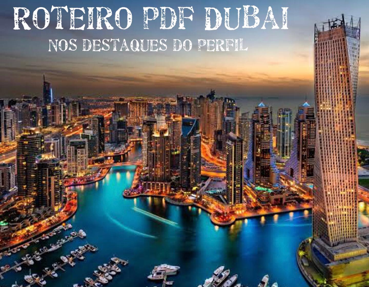 Morando Em Dubai Facebook ad: ROTEIROS PARA DUBAI: Acesse nossa página ou nosso…
