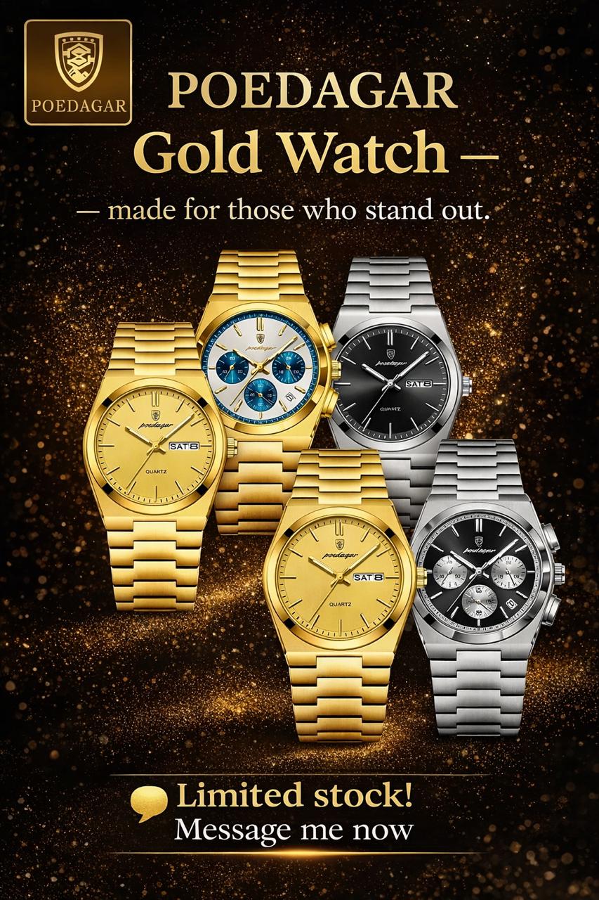 Lufele Facebook ad: POEDAGAR 970 Luxury Quartz wristwatches Waterproof…