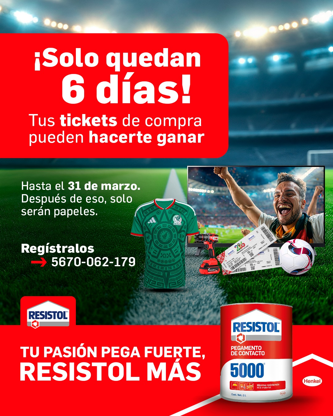 ResistolMx Facebook ad: ¿Tienes un ticket de Resistol guardado en el…