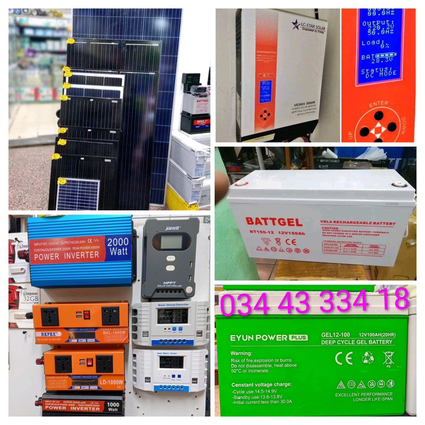 Kit Solaire Complet 034 43 334 18 Facebook ad: PROMOTION KIT SOLAIRE COMPLET