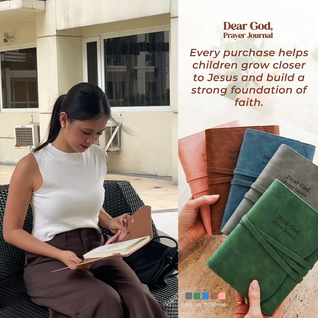Dear God, Prayer Journal Facebook ad: Help Raise a Generation Grounded in Faith
