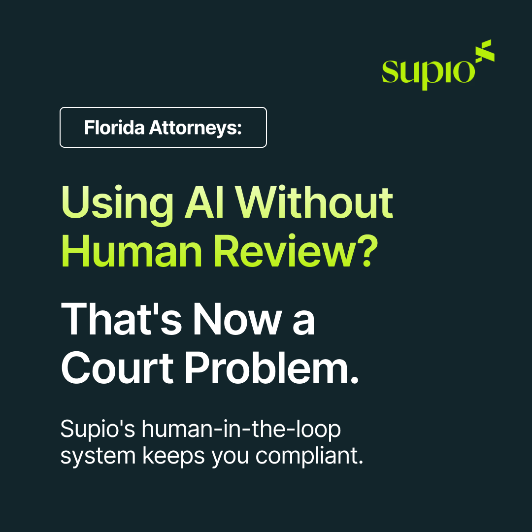 Supio Legal AI Facebook ad