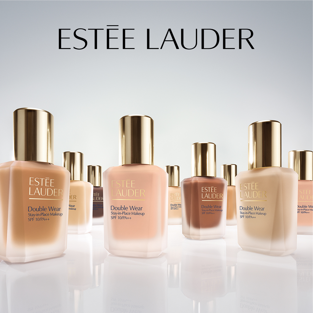 Estee Lauder Facebook ad: The NEW Double Wear