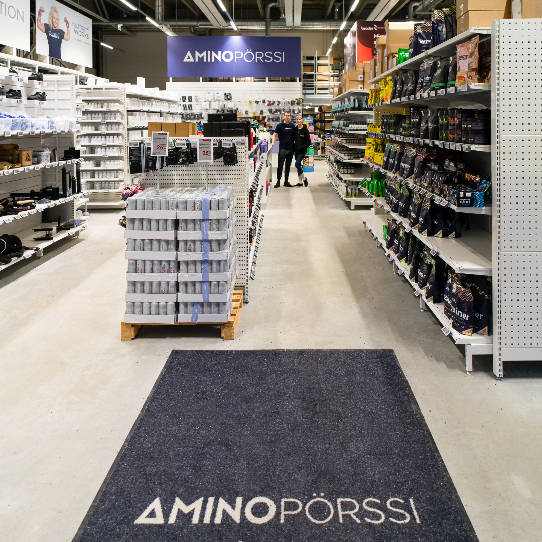 Aminopörssi Facebook ad: Paras lisäravinnekauppa Helsingissä!