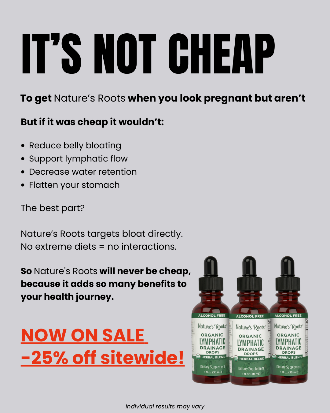 NaturesRoots Facebook ad