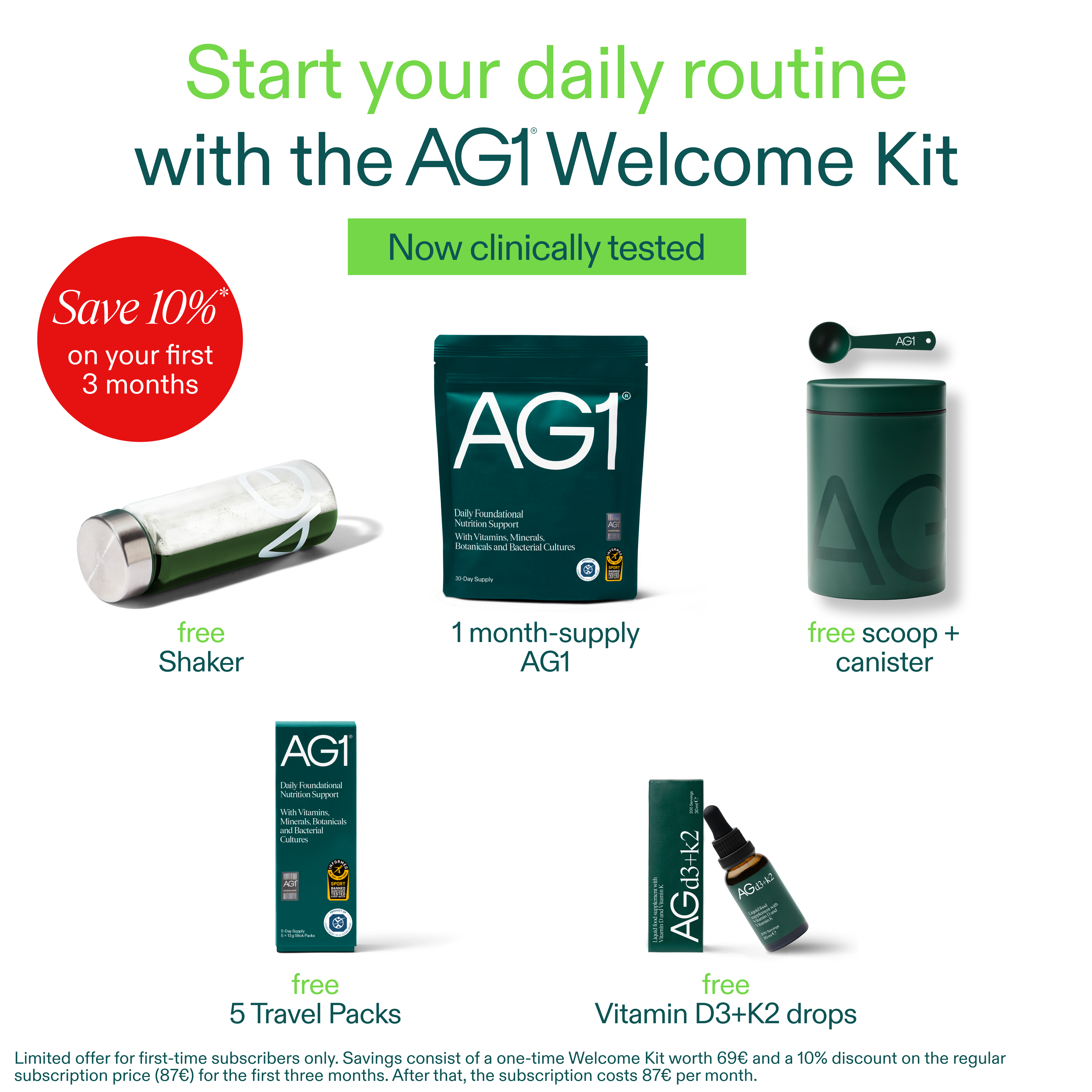 AG1 by Athletic Greens Facebook ad