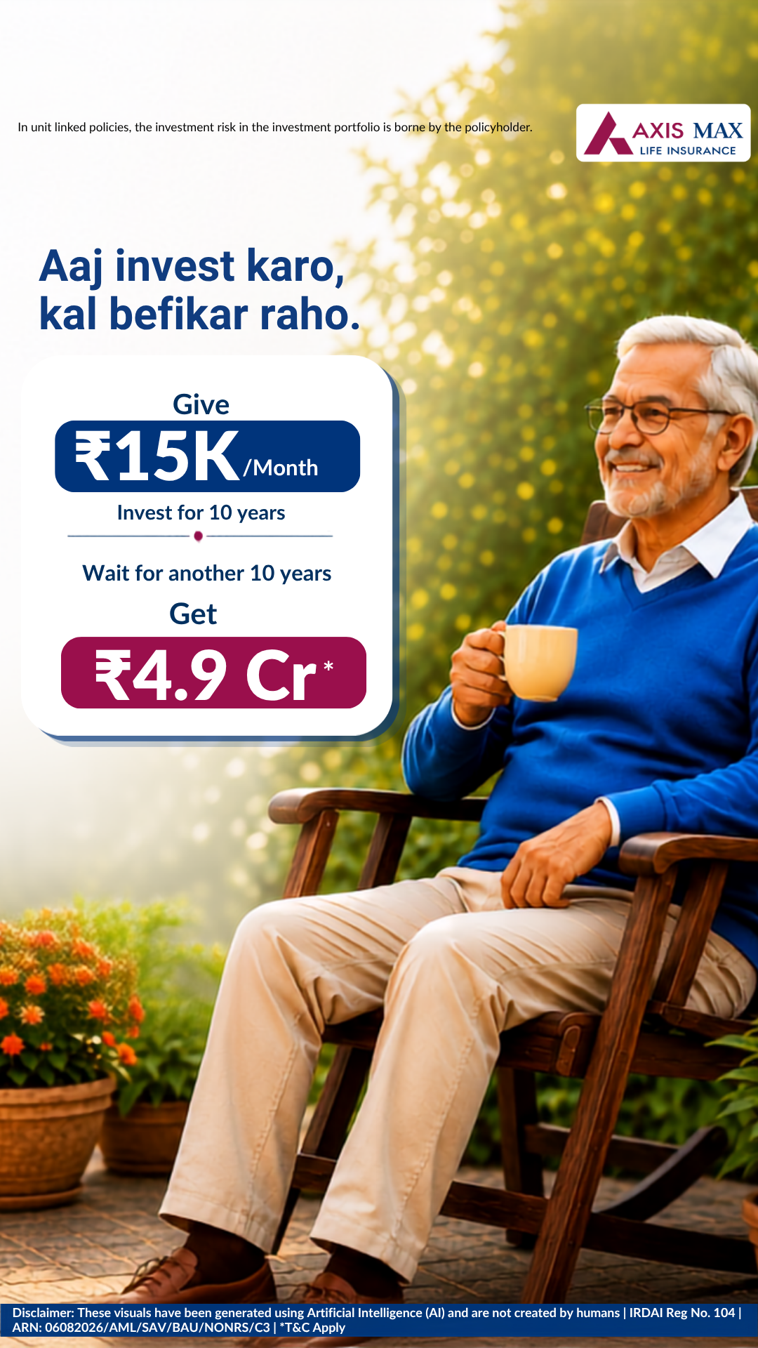 Axis Max Life Insurance Facebook ad