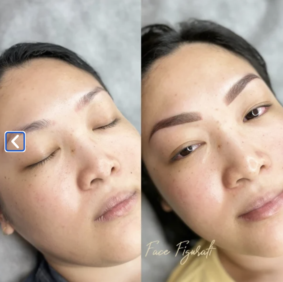 Face Figurati Facebook ad: Perfectly shaped, beautifully defined brows from morning to…
