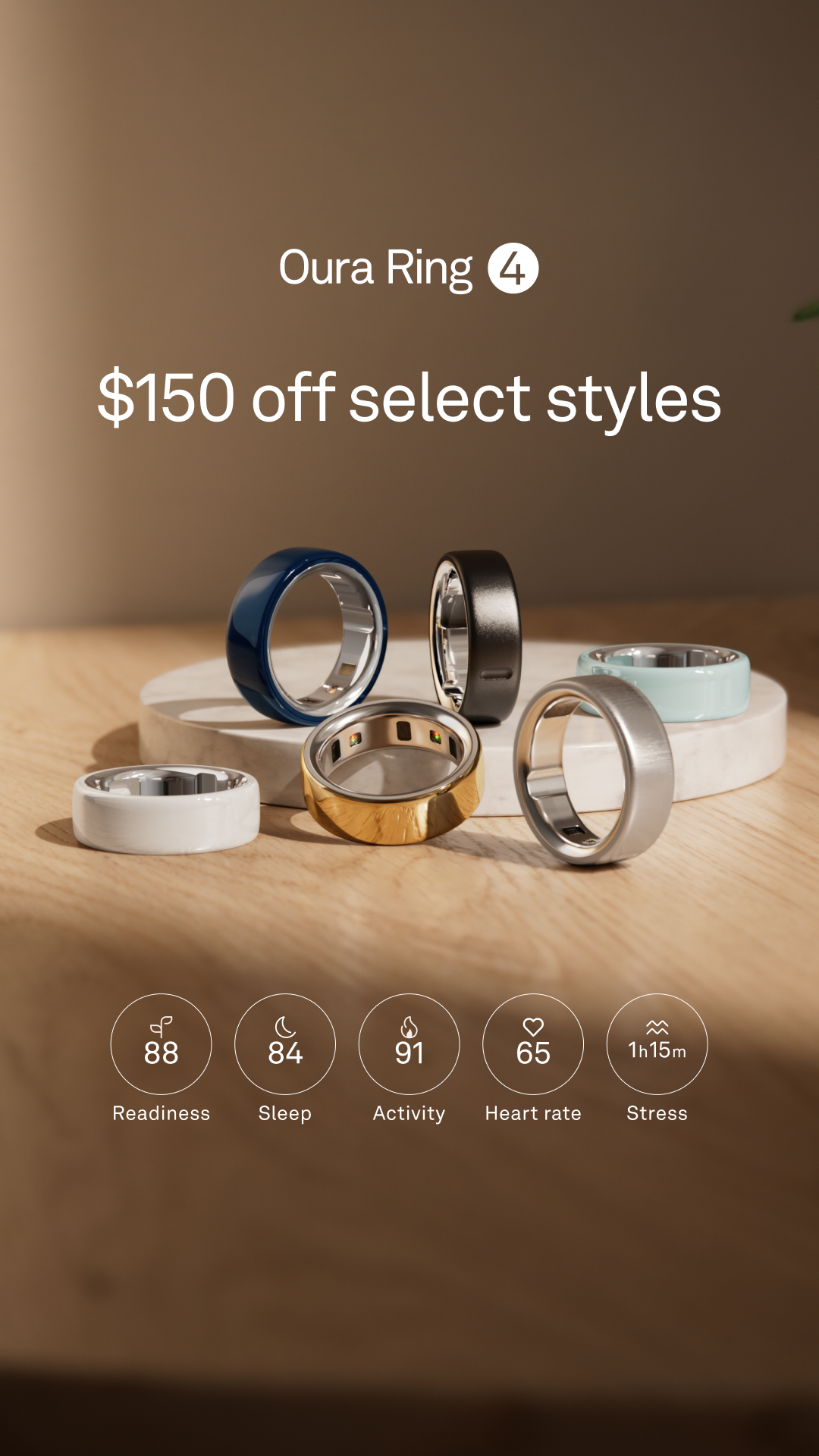 ŌURA Facebook ad