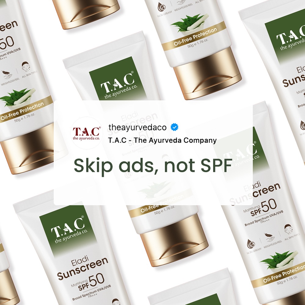 The Ayurveda Co. Facebook ad
