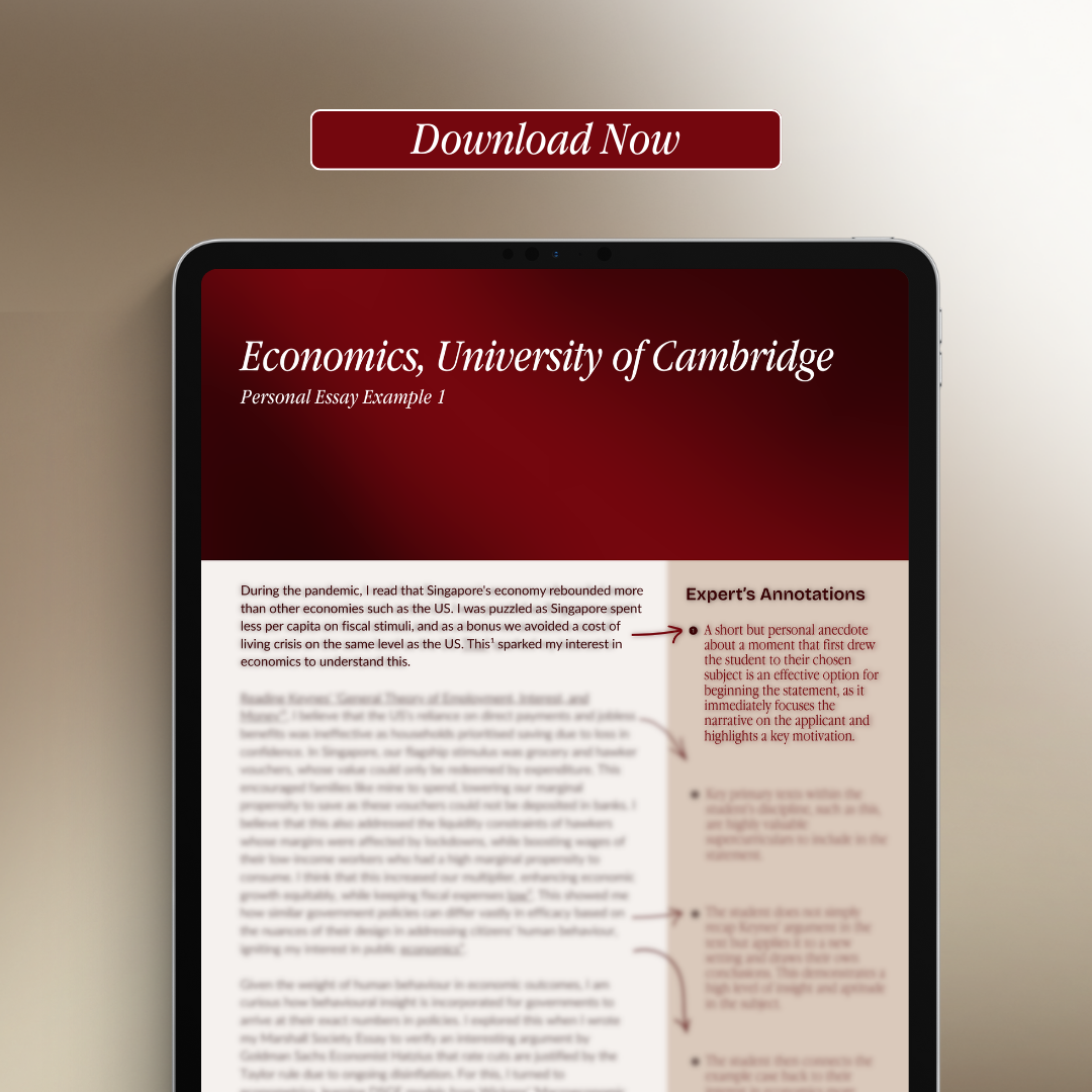 Crimson Education Facebook ad