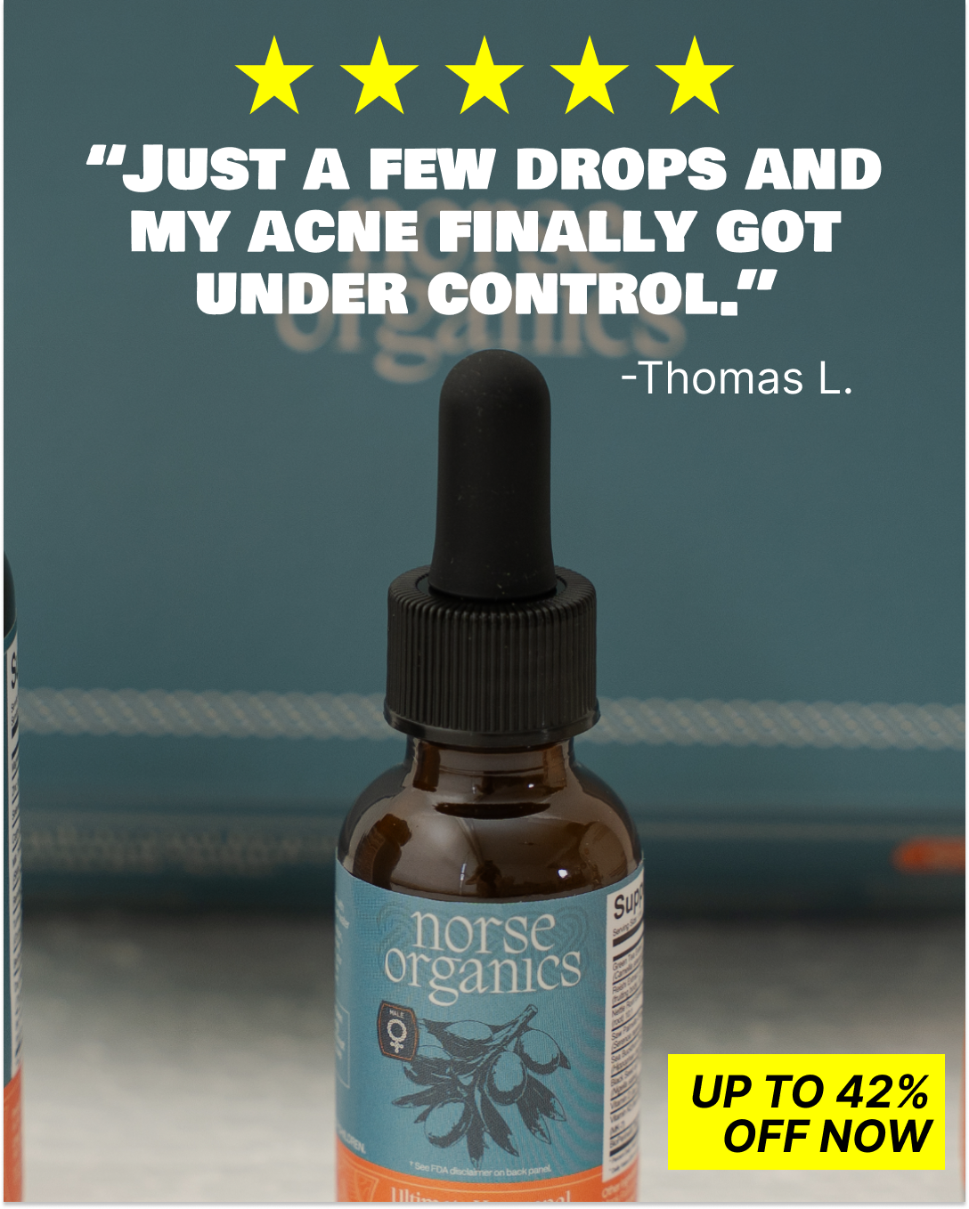Norse Organics Facebook ad