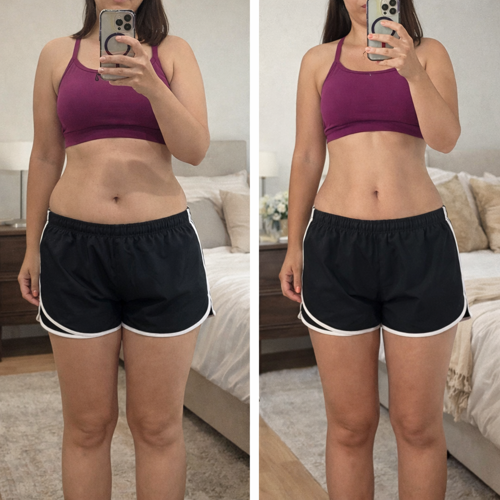 Amanda Mom Fitness-Diastasis Recti Facebook ad: Your Mom Pooch Isn't Fat, It's Diastasis Recti