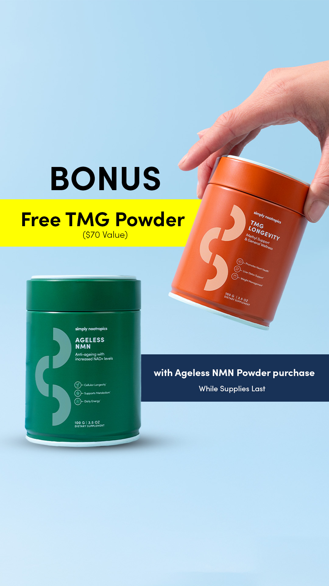 Simply Nootropics Facebook ad