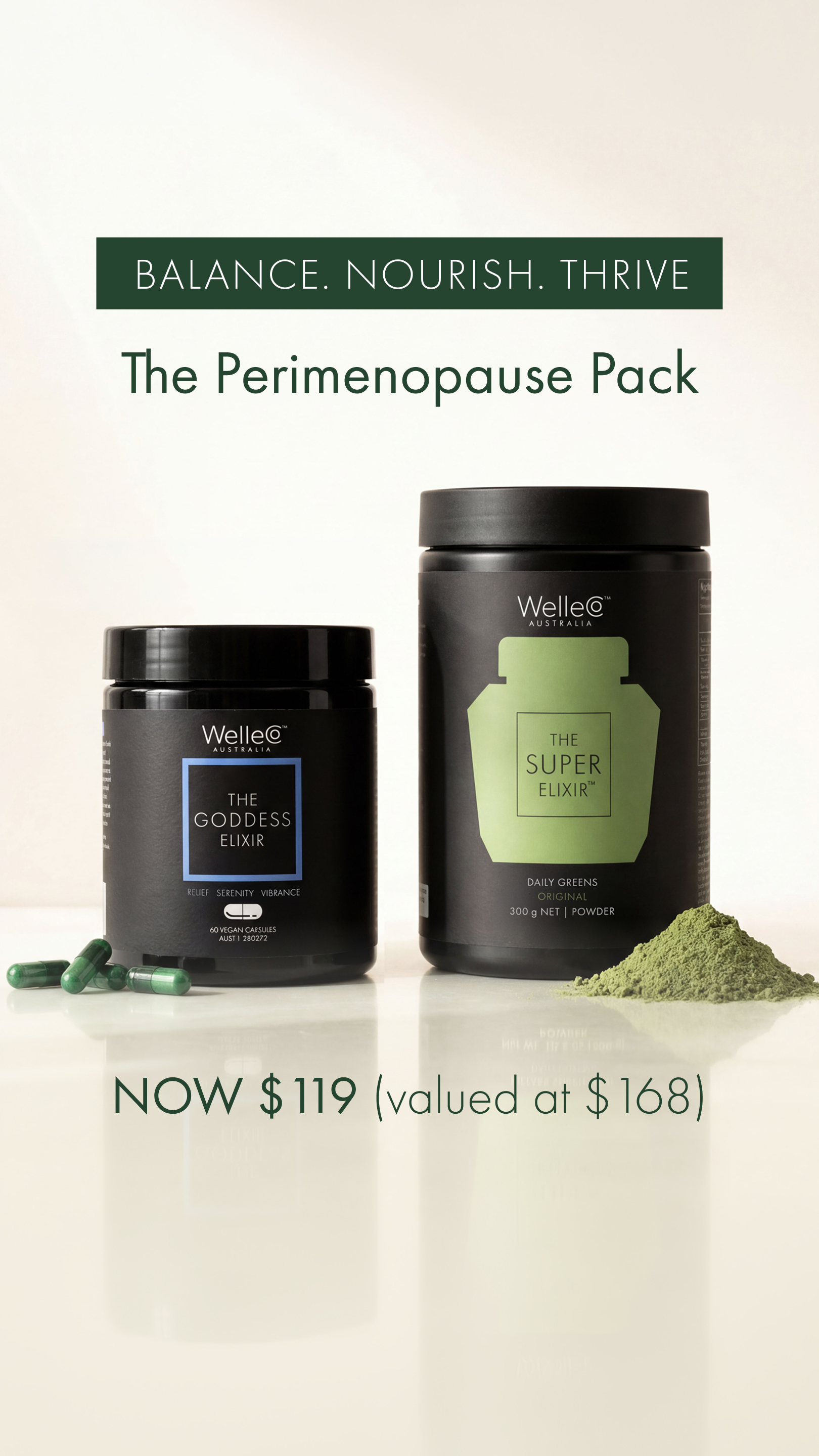 WelleCo Facebook ad