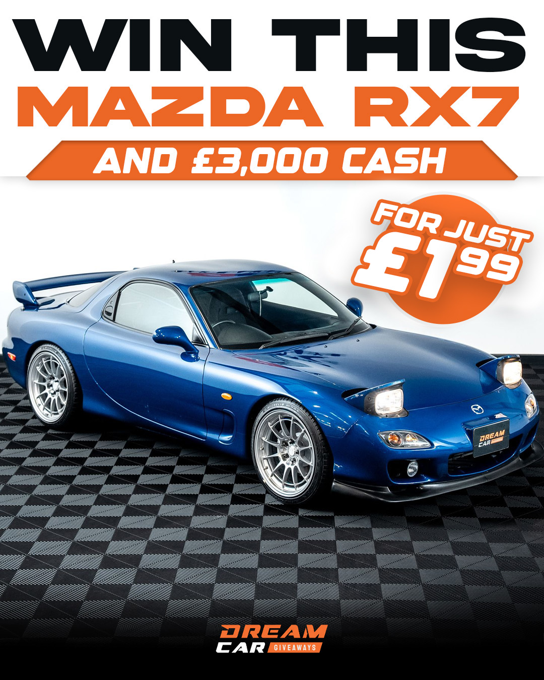 Dream Car Giveaways Facebook ad