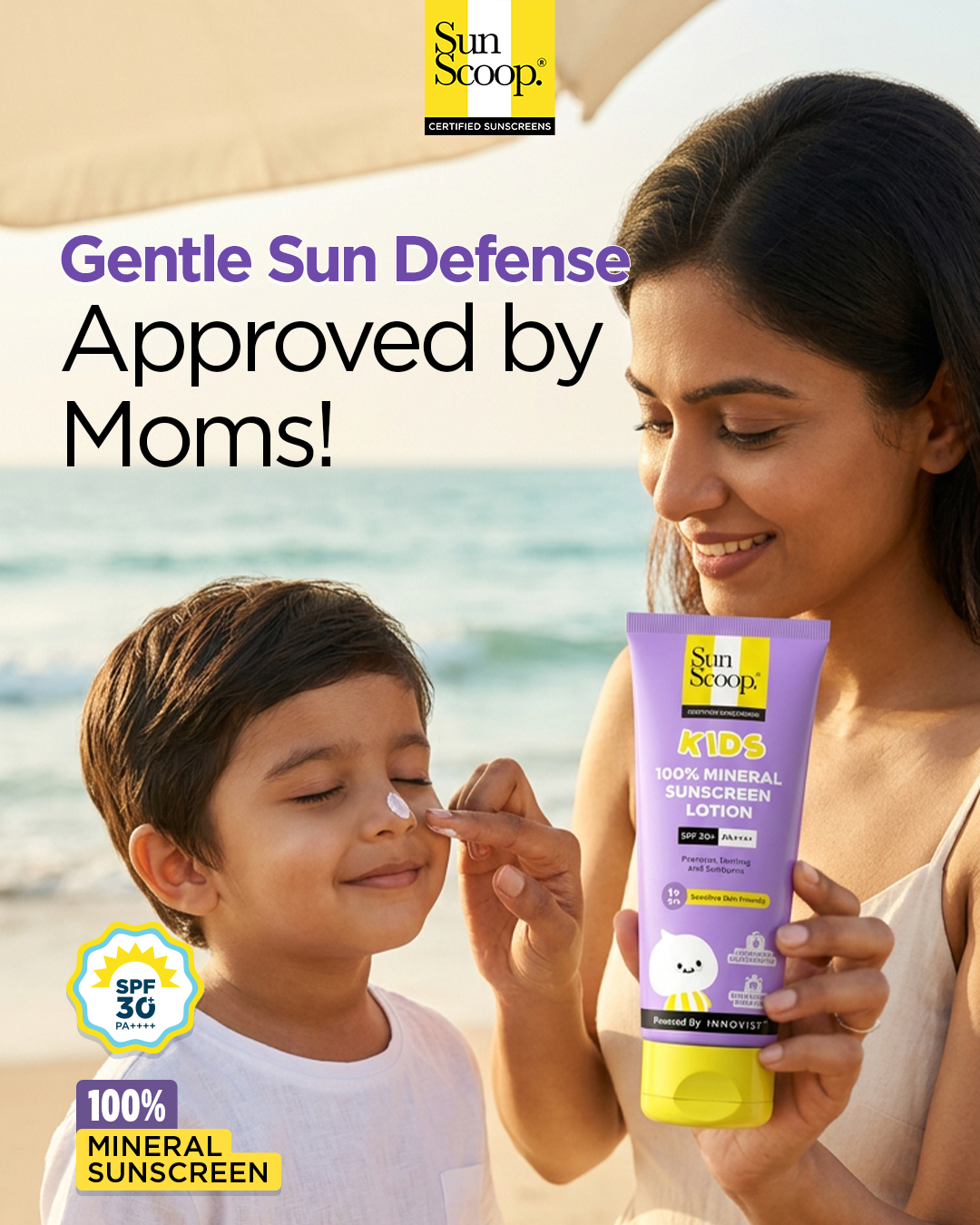 Sunscoop SPF Facebook ad