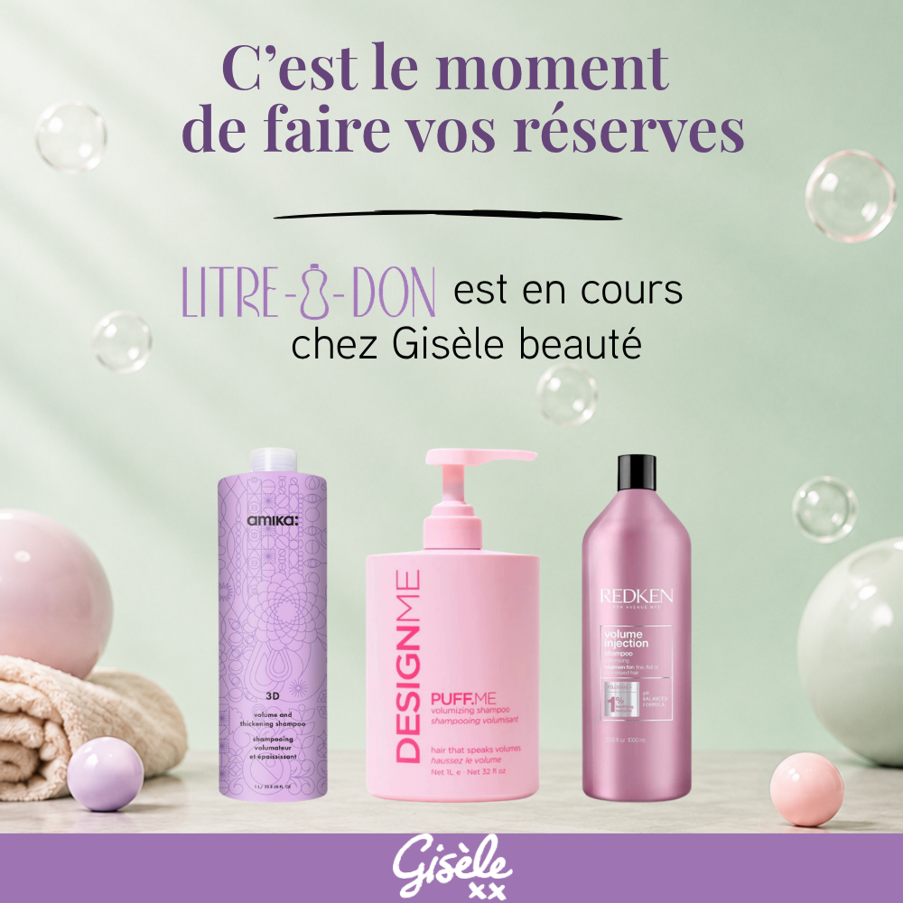 Gisèle Produits de Beauté Facebook ad: LITRE-O-DON est de retour