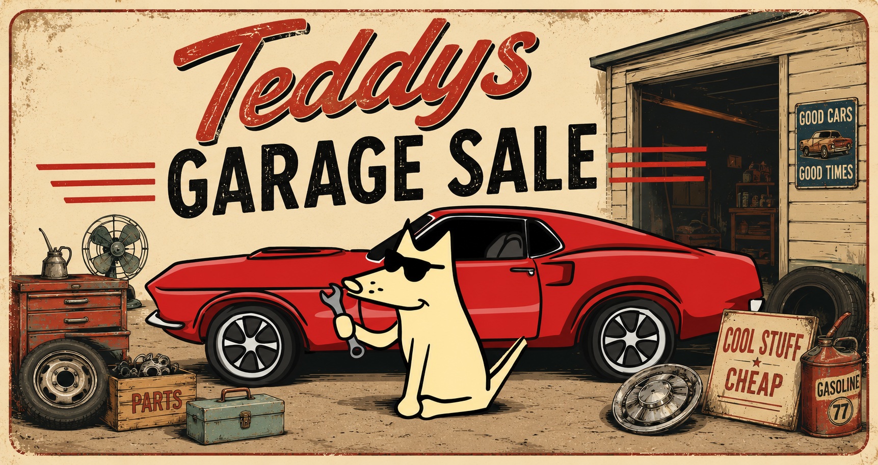 Teddy the Dog Apparel Facebook ad