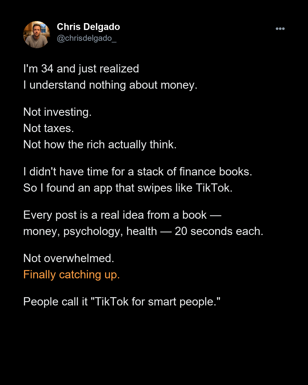 Deepstash Facebook ad