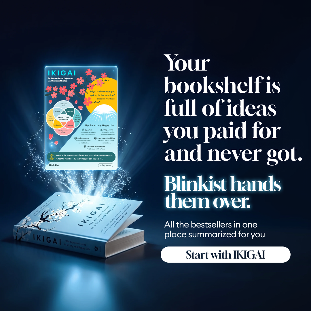 Blinkist Facebook ad