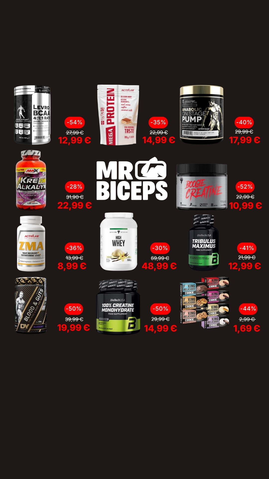 MrBiceps - Maisto Papildai Facebook ad