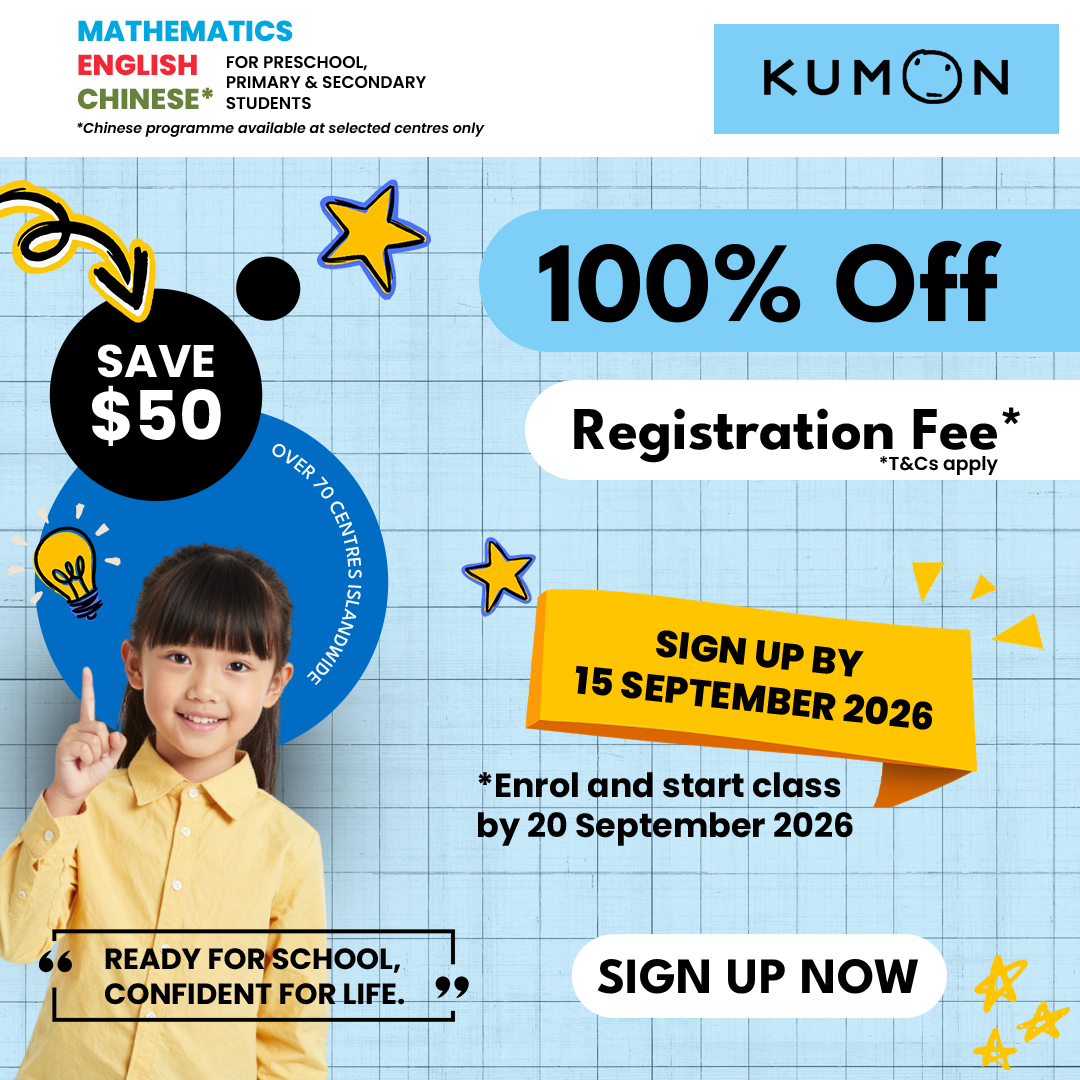 KUMON Singapore Facebook ad