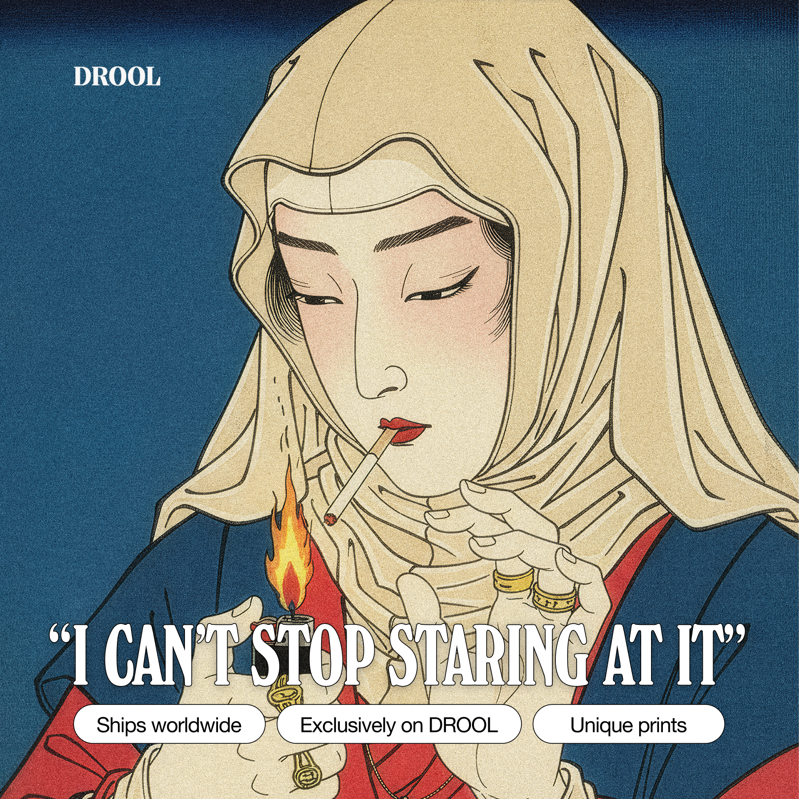 Livingood Daily Facebook ad: DROOL | Curated Art