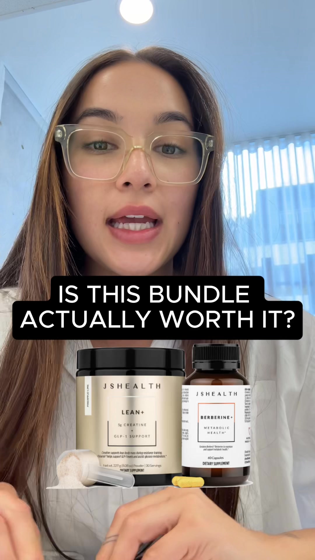 JSHealth Vitamins Facebook ad: GLP-1 + lean metabolism support in 2 easy steps!