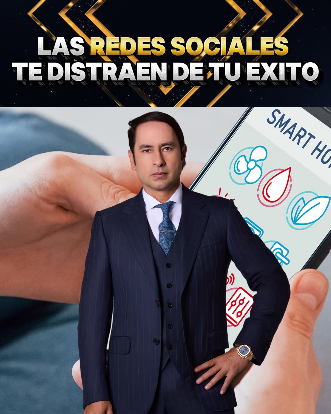 Alejandro Cardona Facebook ad: Las redes sociales te distraen de tu éxito.