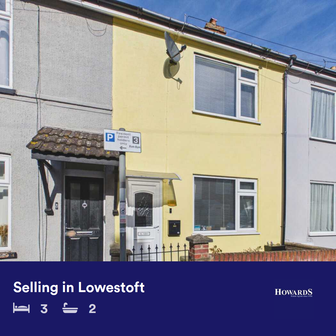 Howards Estate Agents Lowestoft Facebook ad