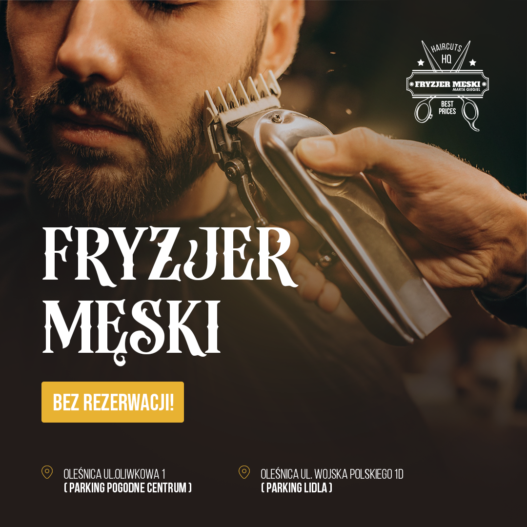 Fryzjer Męski Oleśnica Facebook ad from Aug 6, 2024