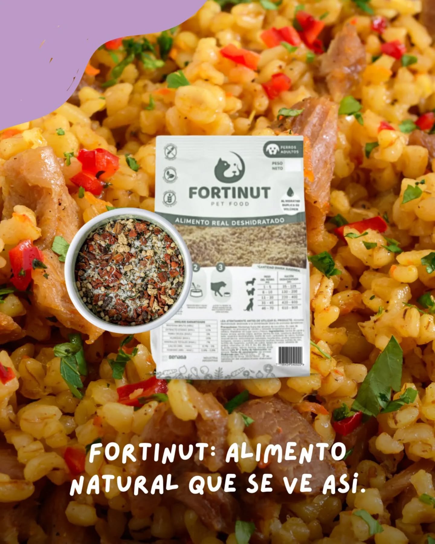 Tienda Kippet Facebook ad: Cuando la comida es real… se nota.