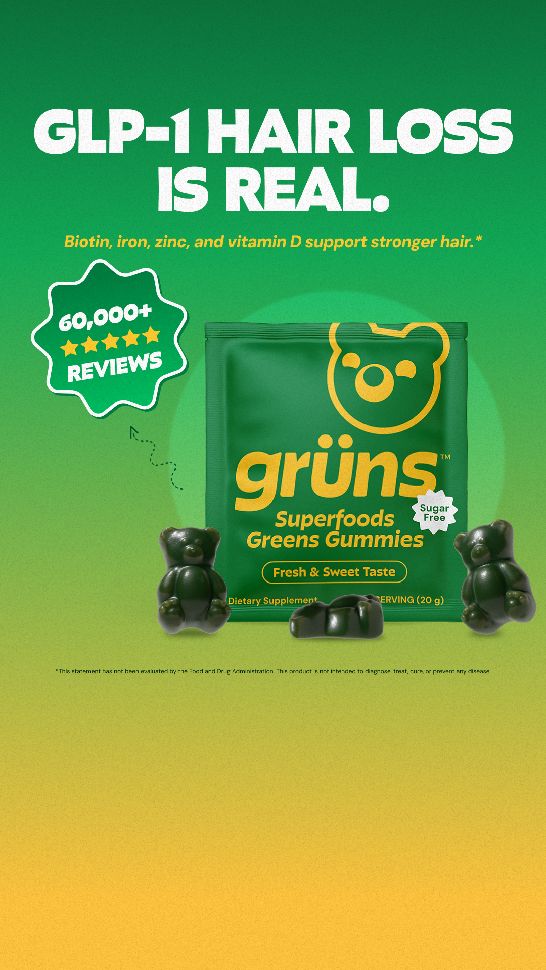 Grüns Facebook ad