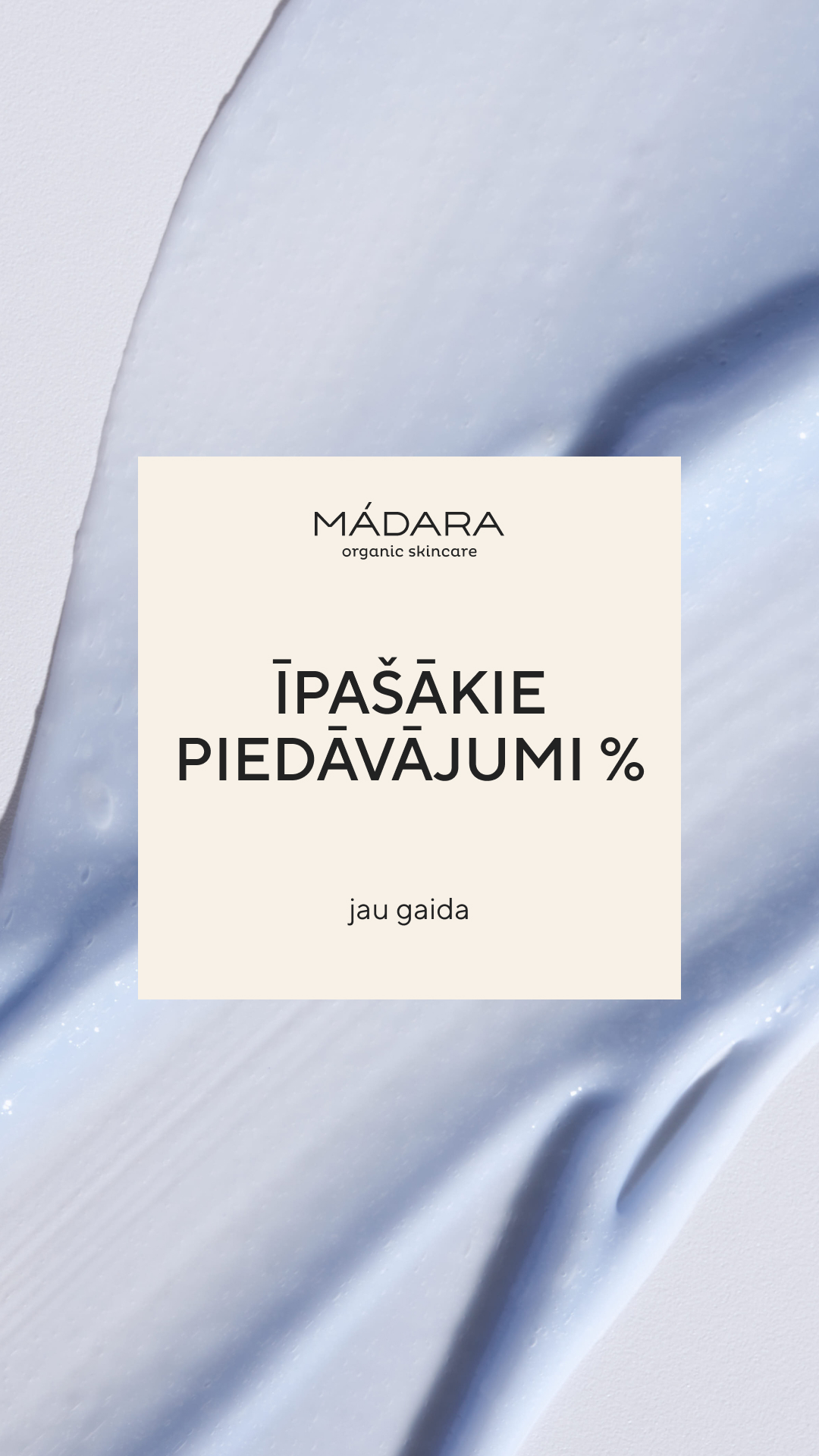 Mádara Organic Skincare Facebook ad