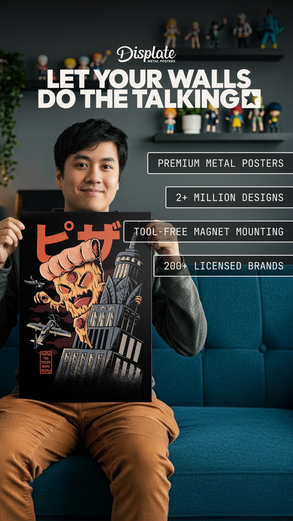 Displate Facebook ad