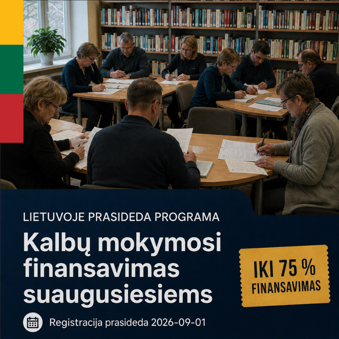 Užsienio kalbų ir tobulėjimo centras Facebook ad
