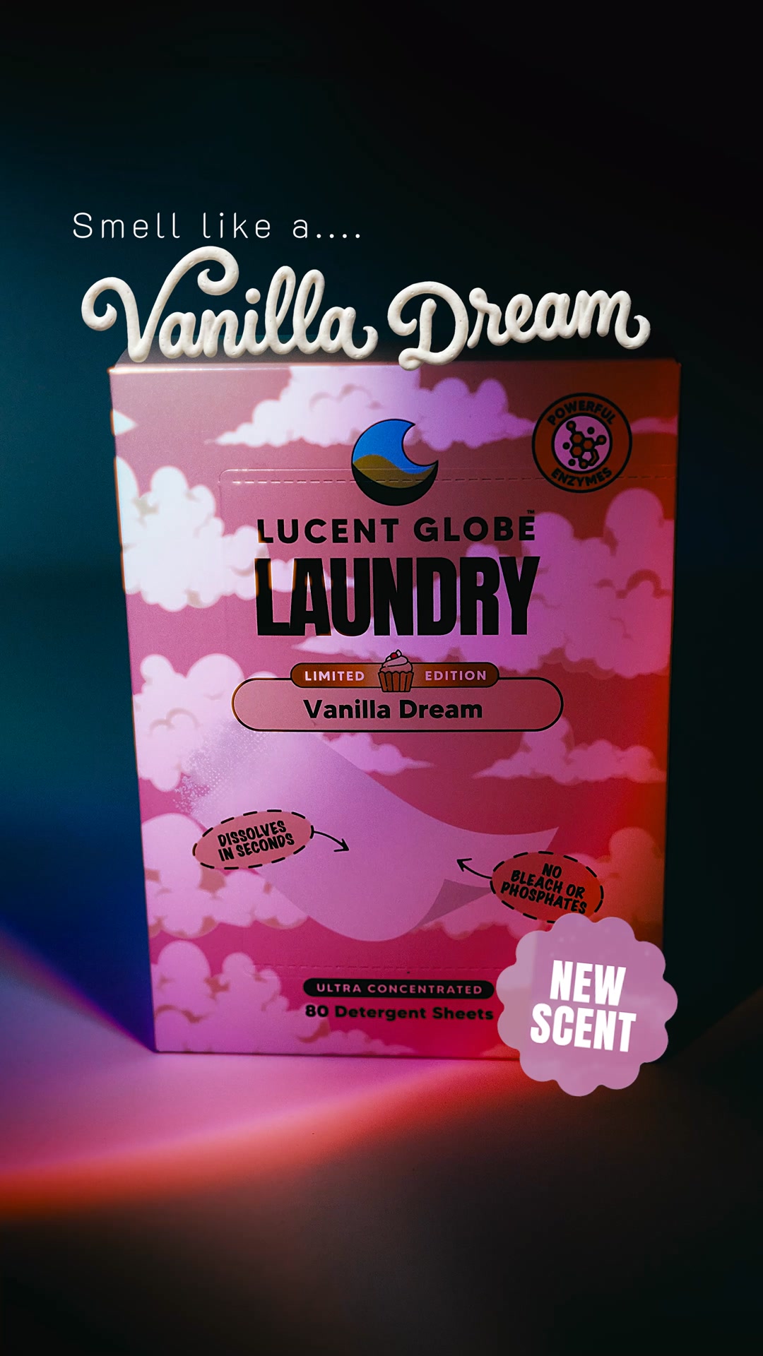 Lucent Globe Facebook ad: Clean Like A Dream