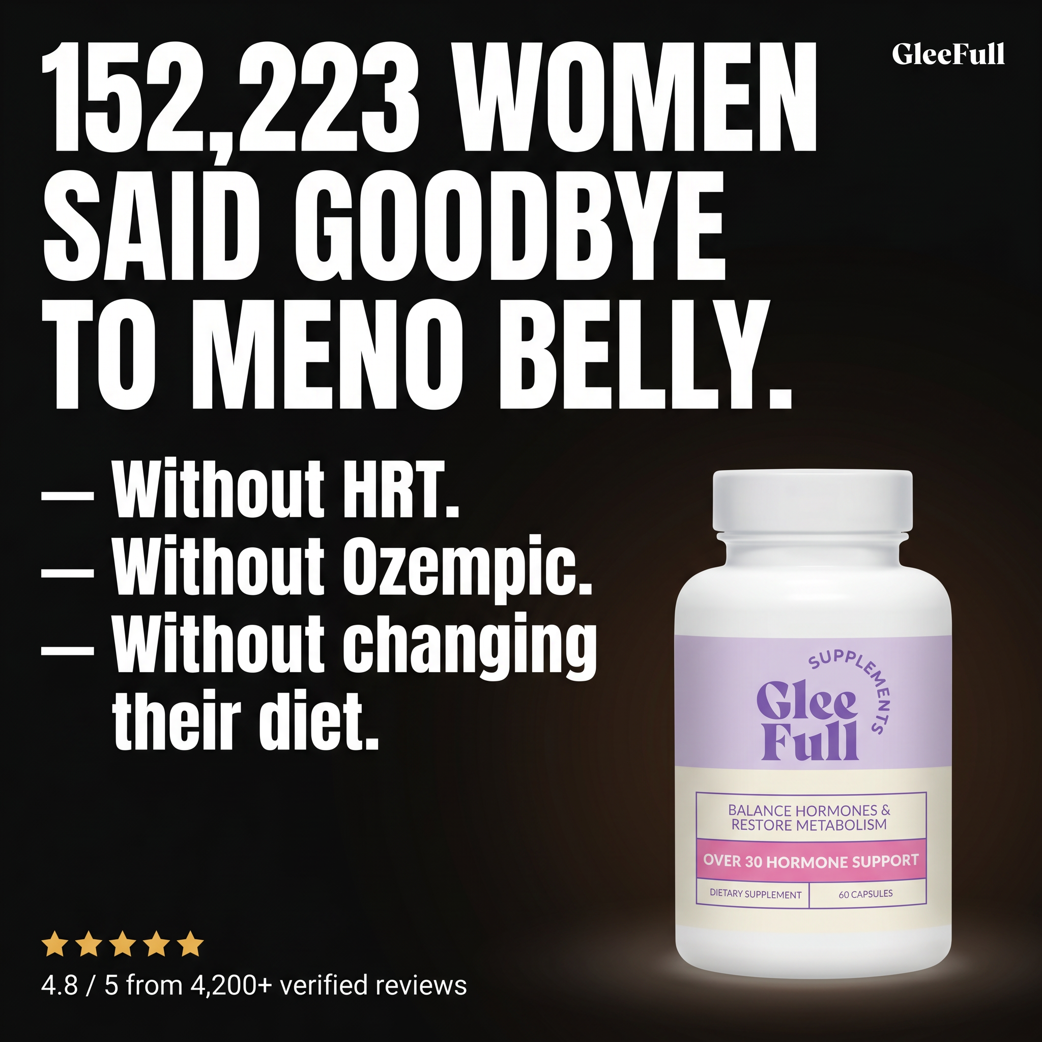 GleeFull Facebook ad