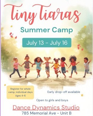 Dance Dynamics Studio Facebook ad: Four fun filled days July 13-July 16