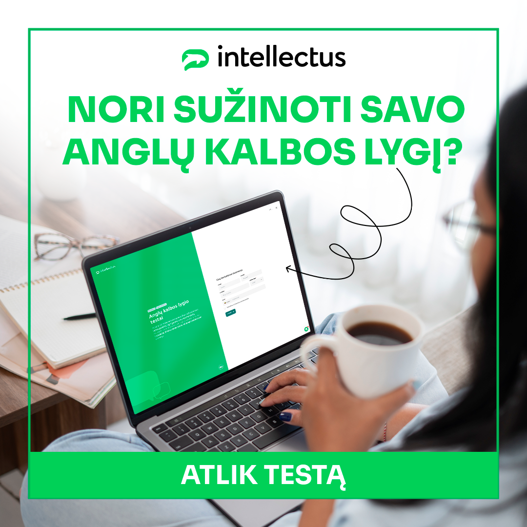 Anglų kalbos mokykla „Intellectus“ Facebook ad