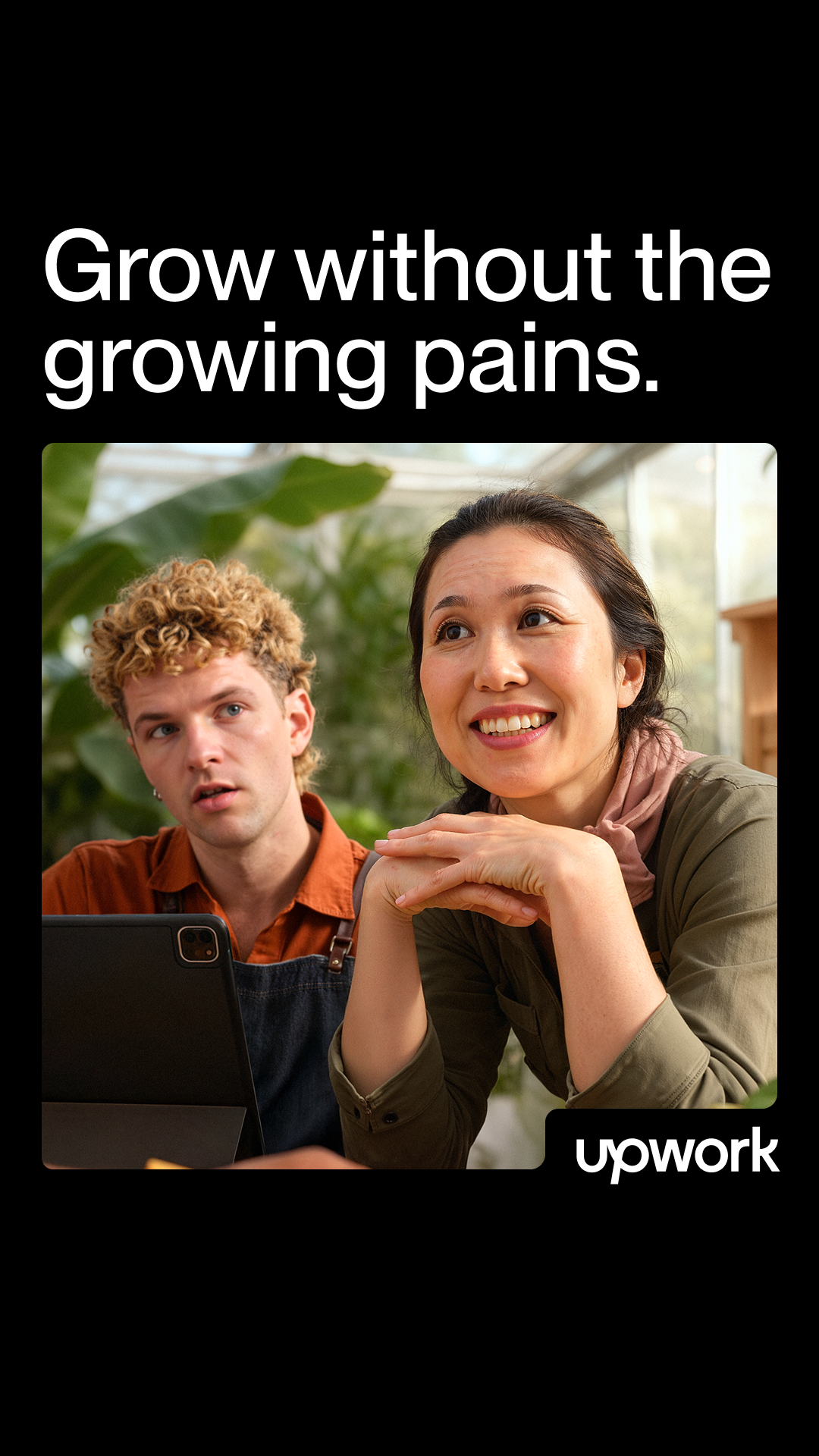Upwork Facebook ad