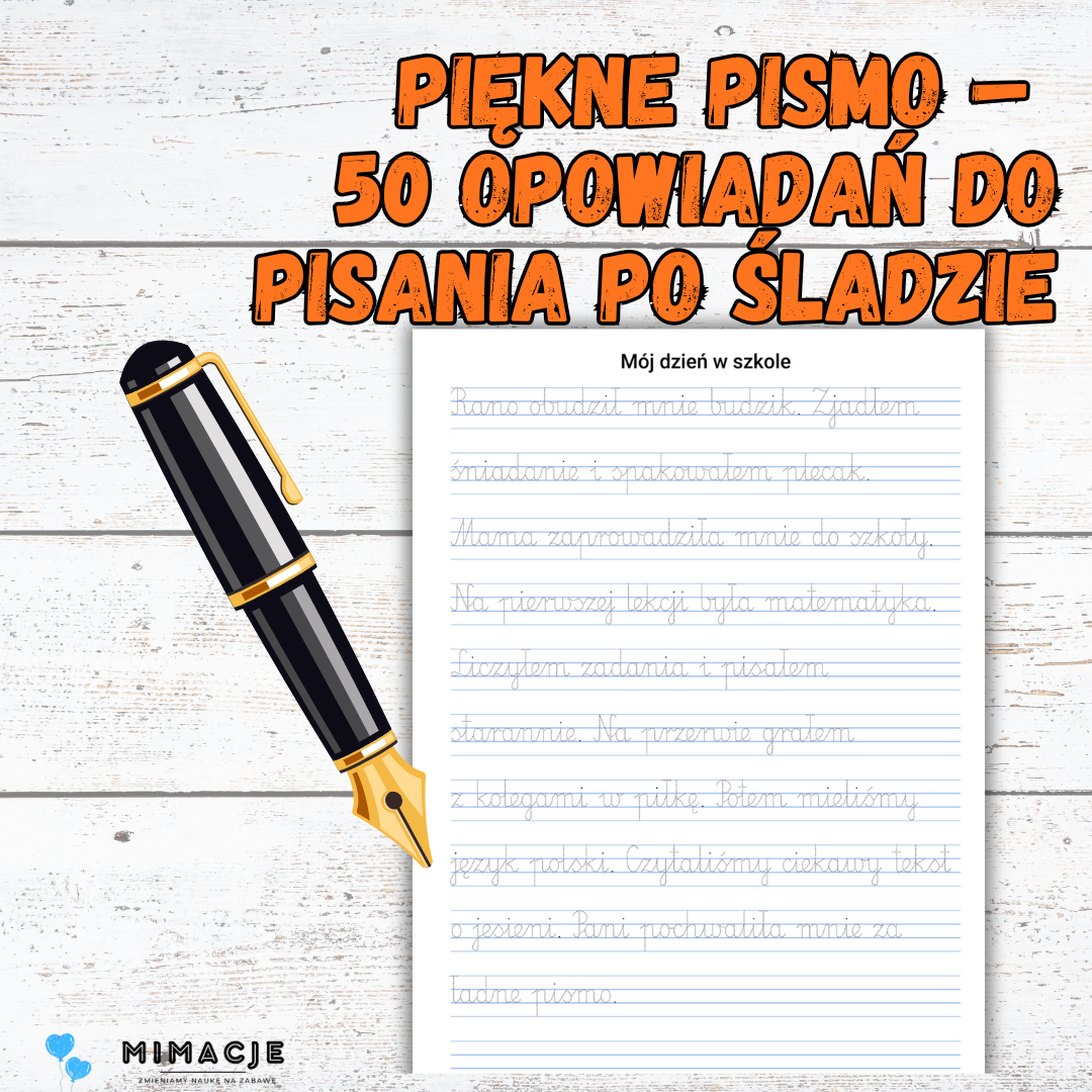 Mimacje Facebook ad: Zestaw 50 arkuszy A4 z opowiadaniami do pisania po…