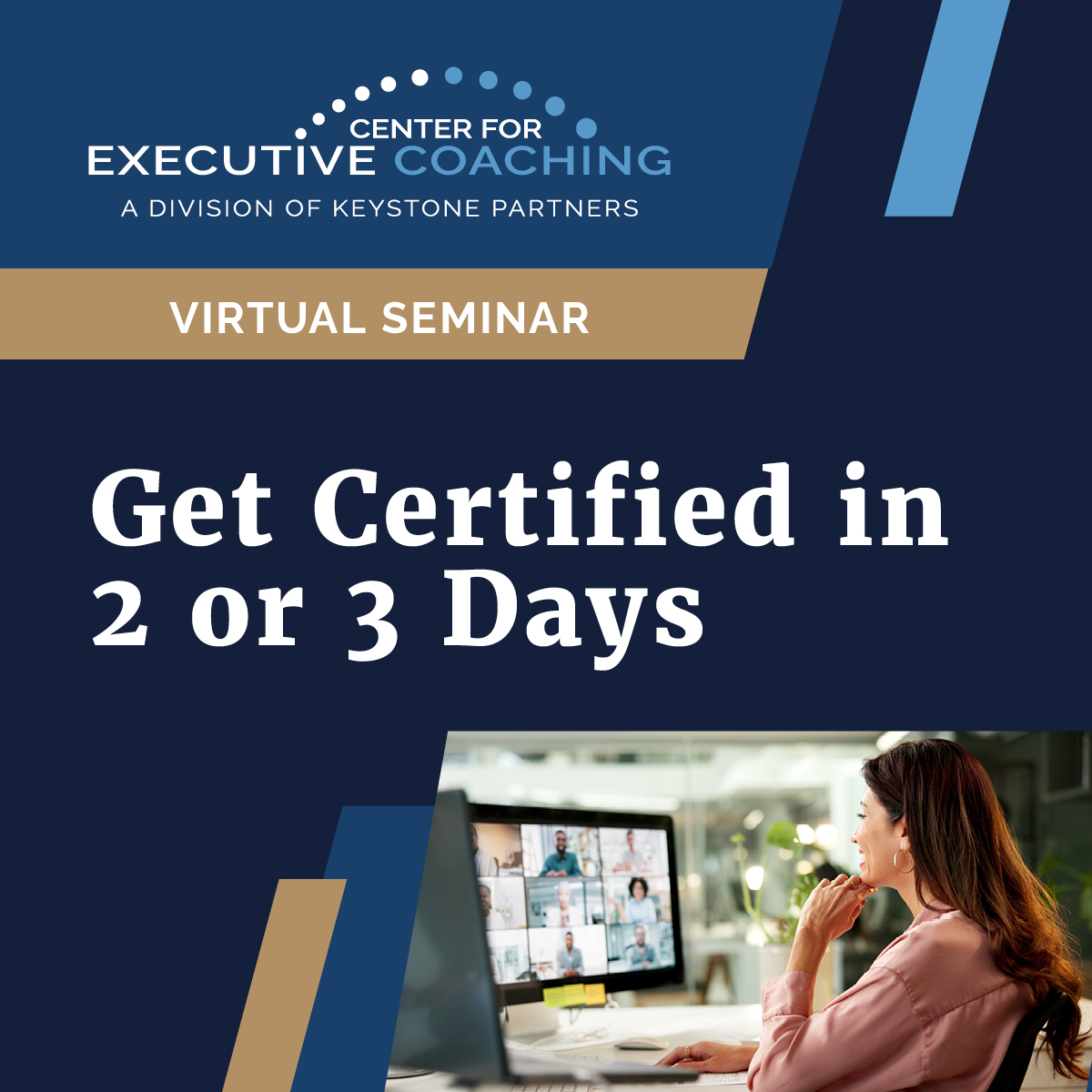 Center for Executive Coaching Facebook ad