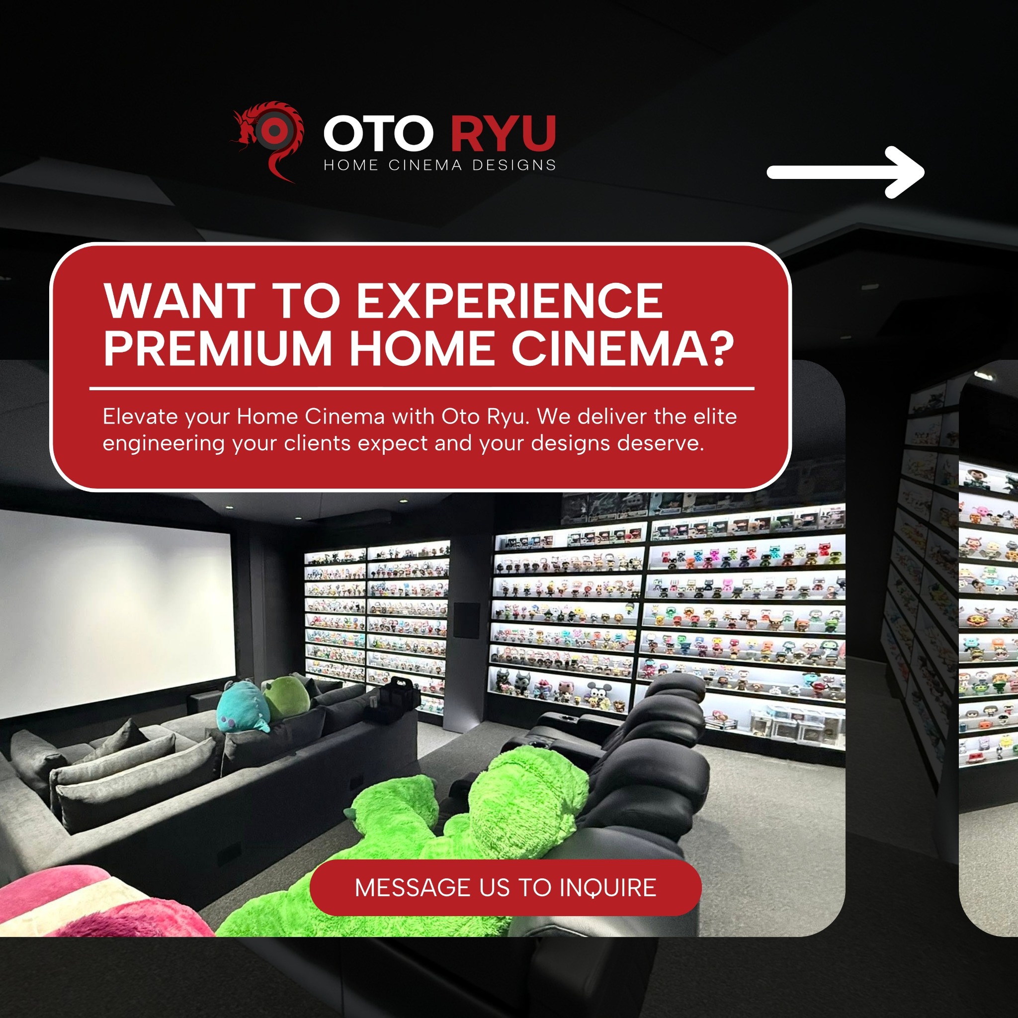 Oto Ryu Home Cinemas Facebook ad