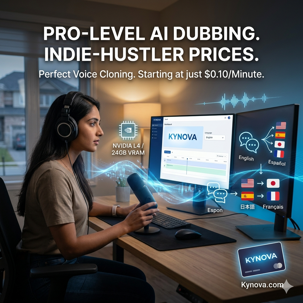 Kynova AI - Video Translator, translate Videos to 20+ Languages In seconds Facebook ad from Mar 31, 2026