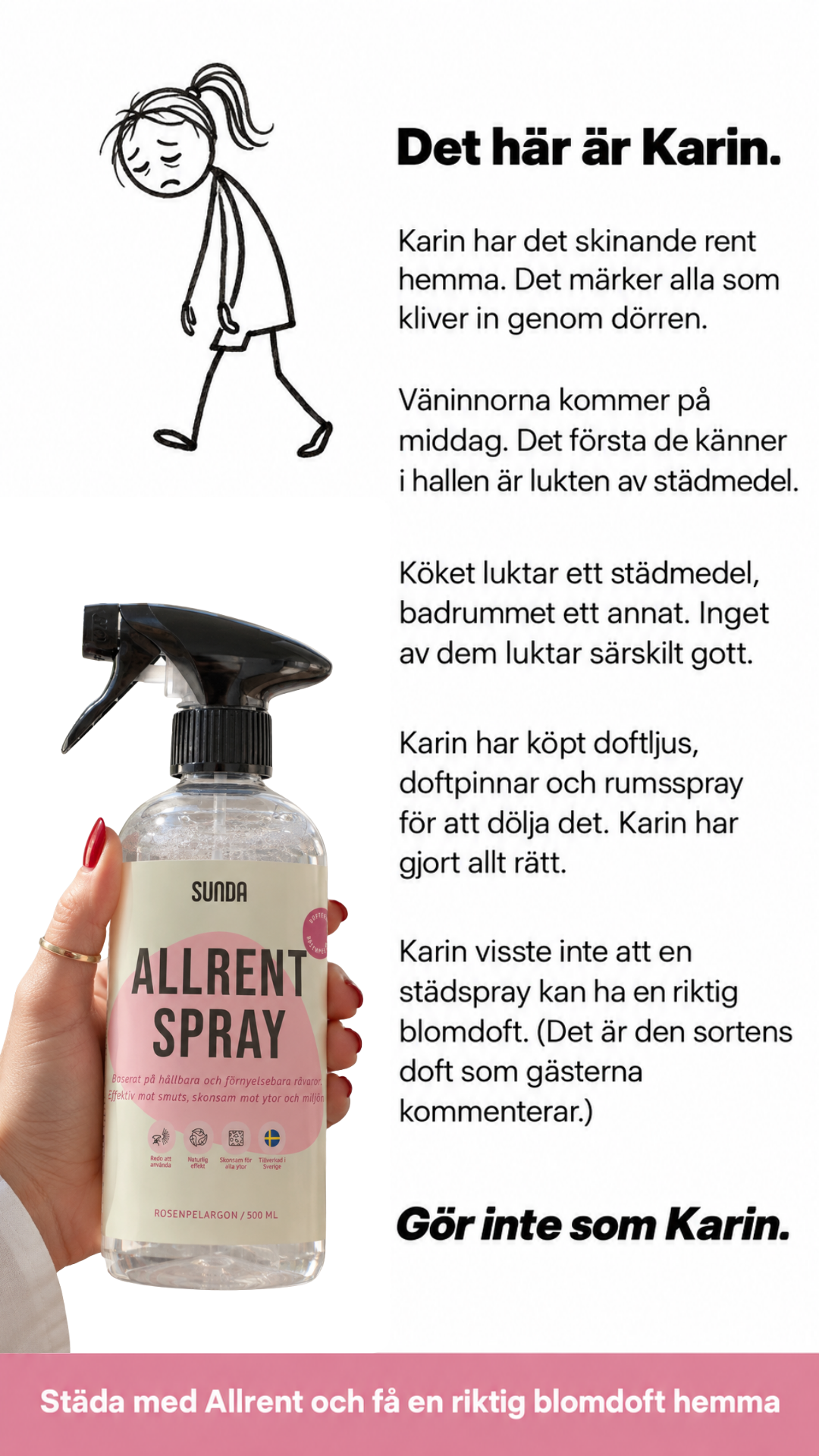 Sunda Facebook ad: Gör inte som Karin
